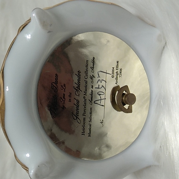 FINAL SALE Delicate Dance by Lane Liu in The Jeweled Splendor Heirloom Porcelain - Picture 9 of 13